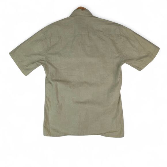 Saddlebred Shirt Mens Small Button Down Short Sleeve Cotton Floral Aztec Print - Picture 2 of 9